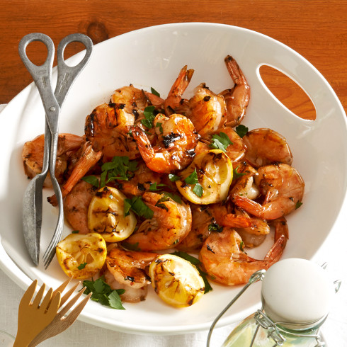 Grilled Sherry Garlic Shrimp